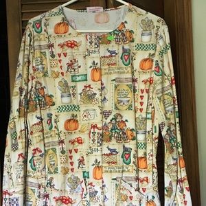 Ladies Fall Scrub Jacket